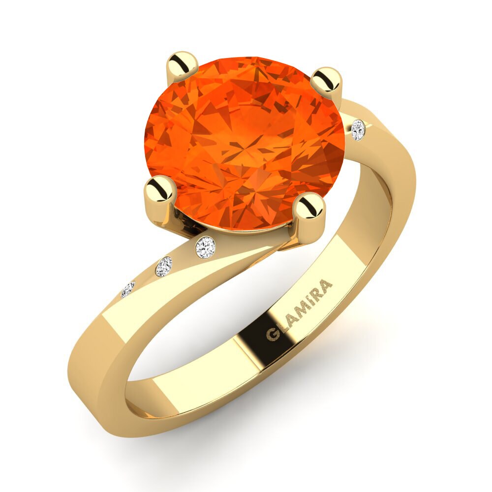 Ópalo Fuego Anillo de compromiso Phillipa 3.0 crt