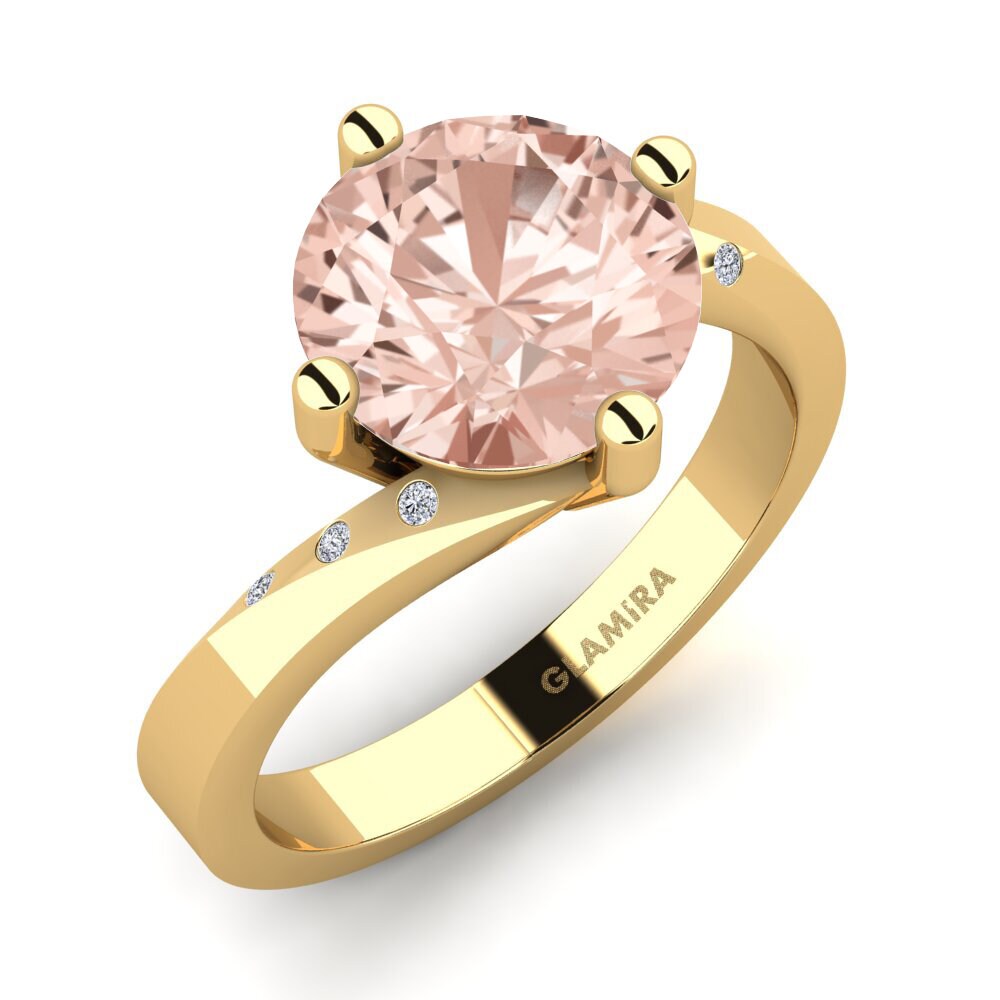 Morganite Engagement Ring Phillipa 3.0 crt