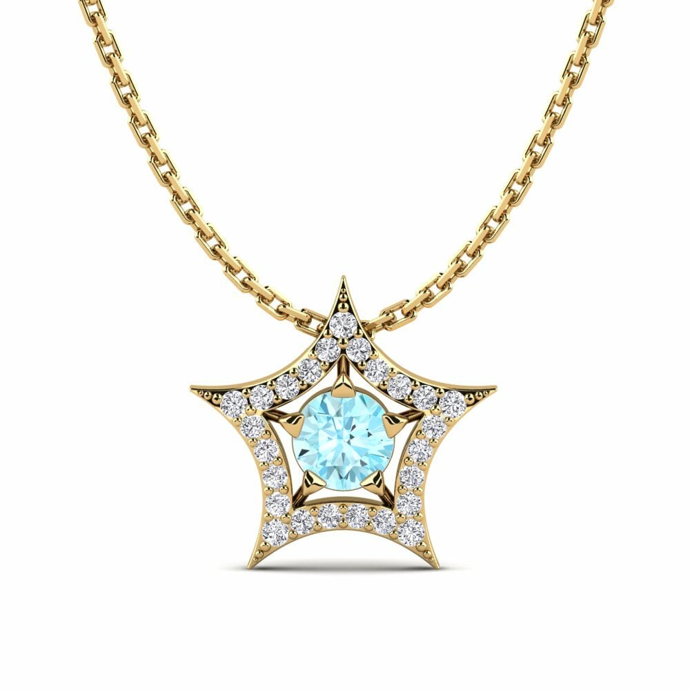 18ct Yellow Gold Women's Pendant Philodoxia