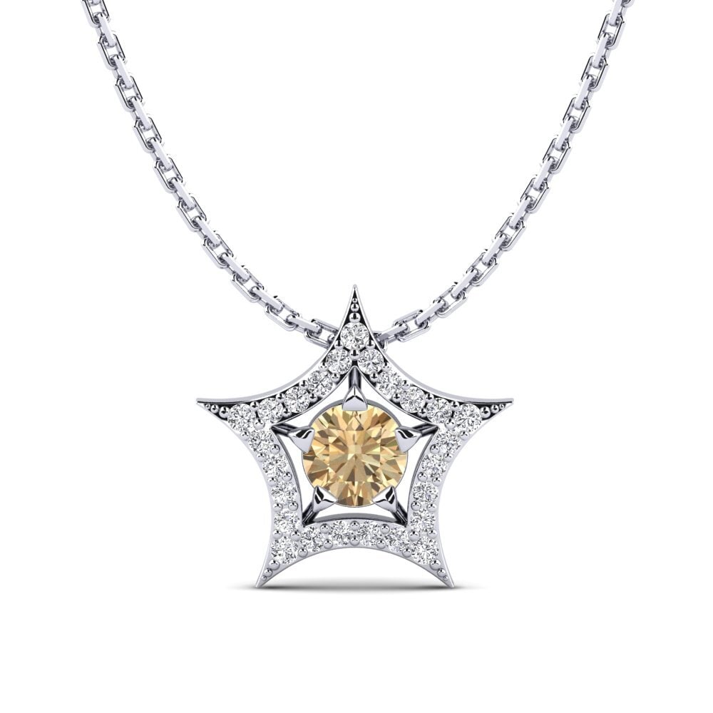 Brown Diamond Women's Pendant Philodoxia