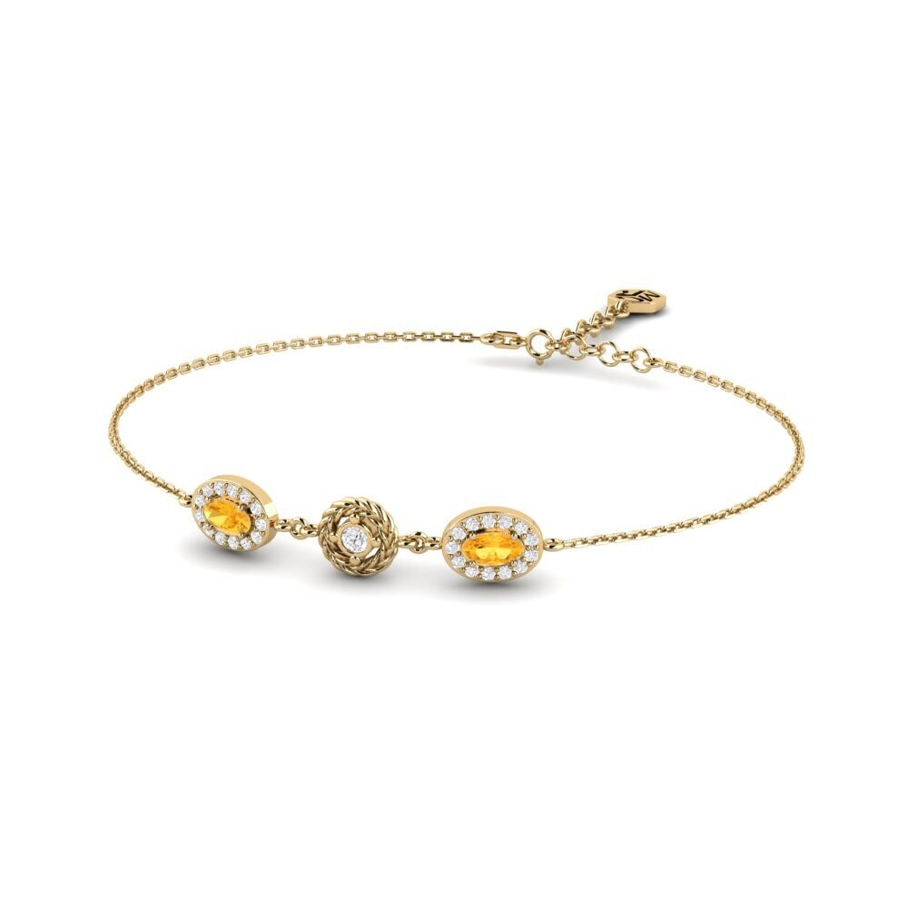 Citrine Bracelet pour femme Philotimo