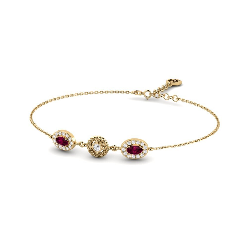 Grenat de Rhodolite Bracelet pour femme Philotimo
