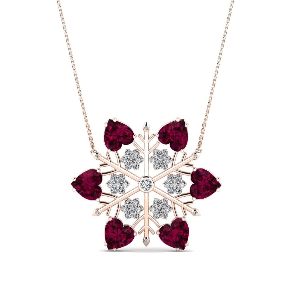 Rhodolite Garnet Women's Necklace Phoibe
