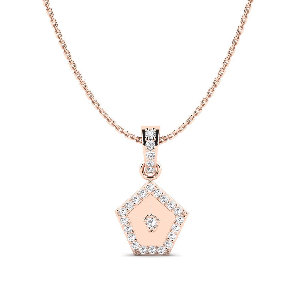 Oro Rosso 585 Ciondolo da donna Photospher