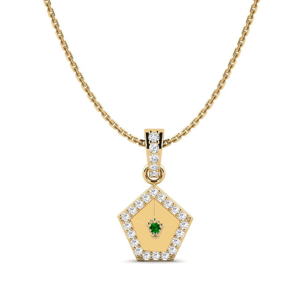 Zircone Verde Ciondolo da donna Photospher