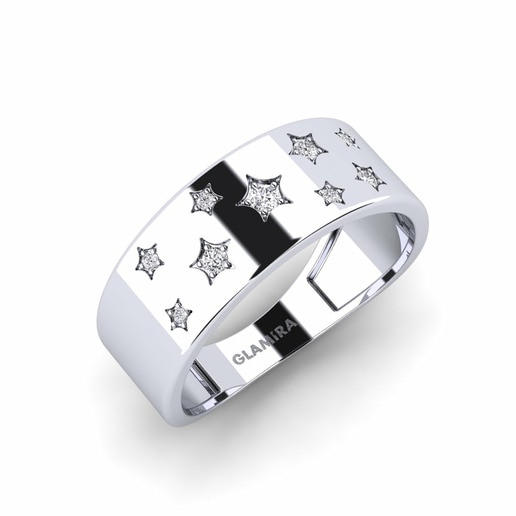Ring Phryne 585 White Gold & Diamond