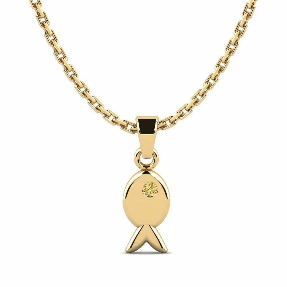 Yellow Diamond Kid's Pendant Phule