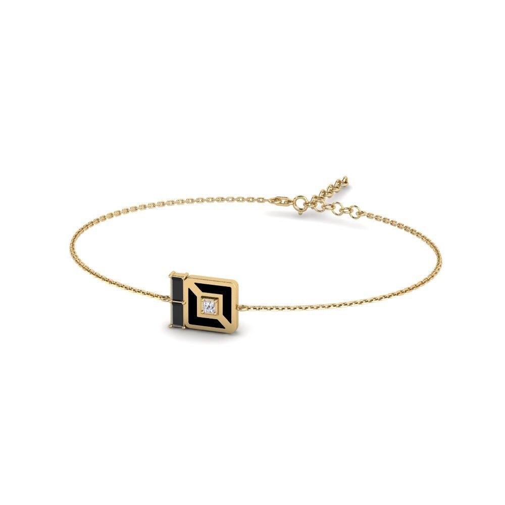 Black Onyx Women's Bracelet Piacenza