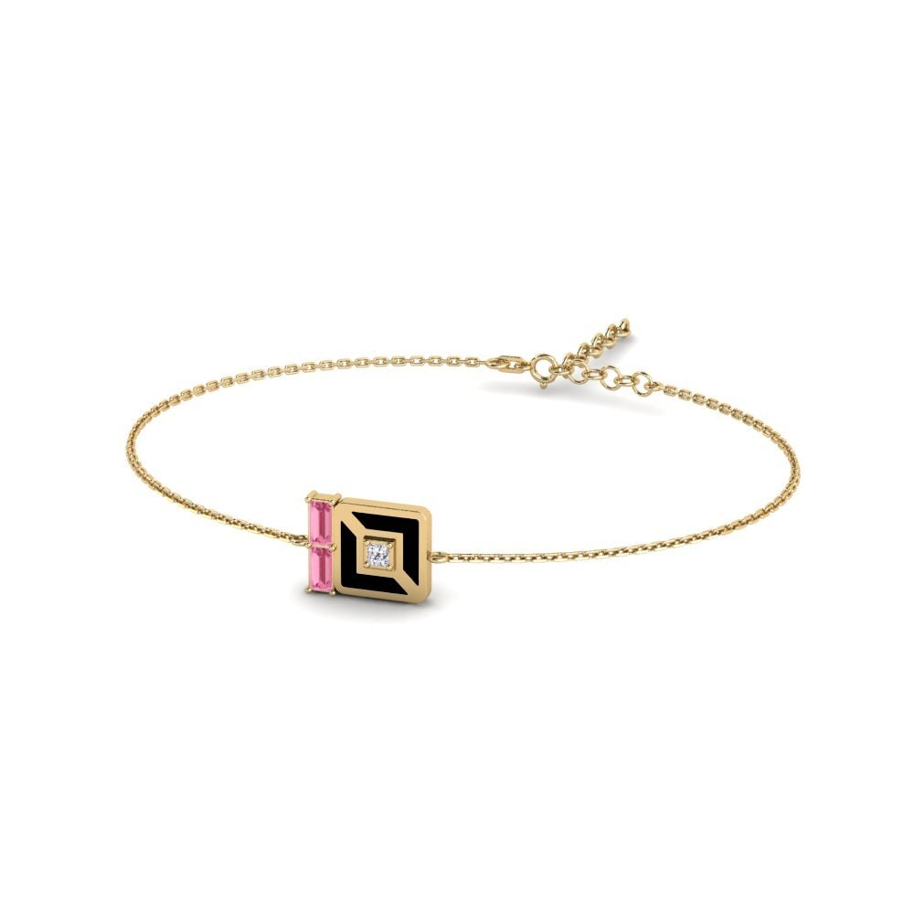 Pink Sapphire Women's Bracelet Piacenza