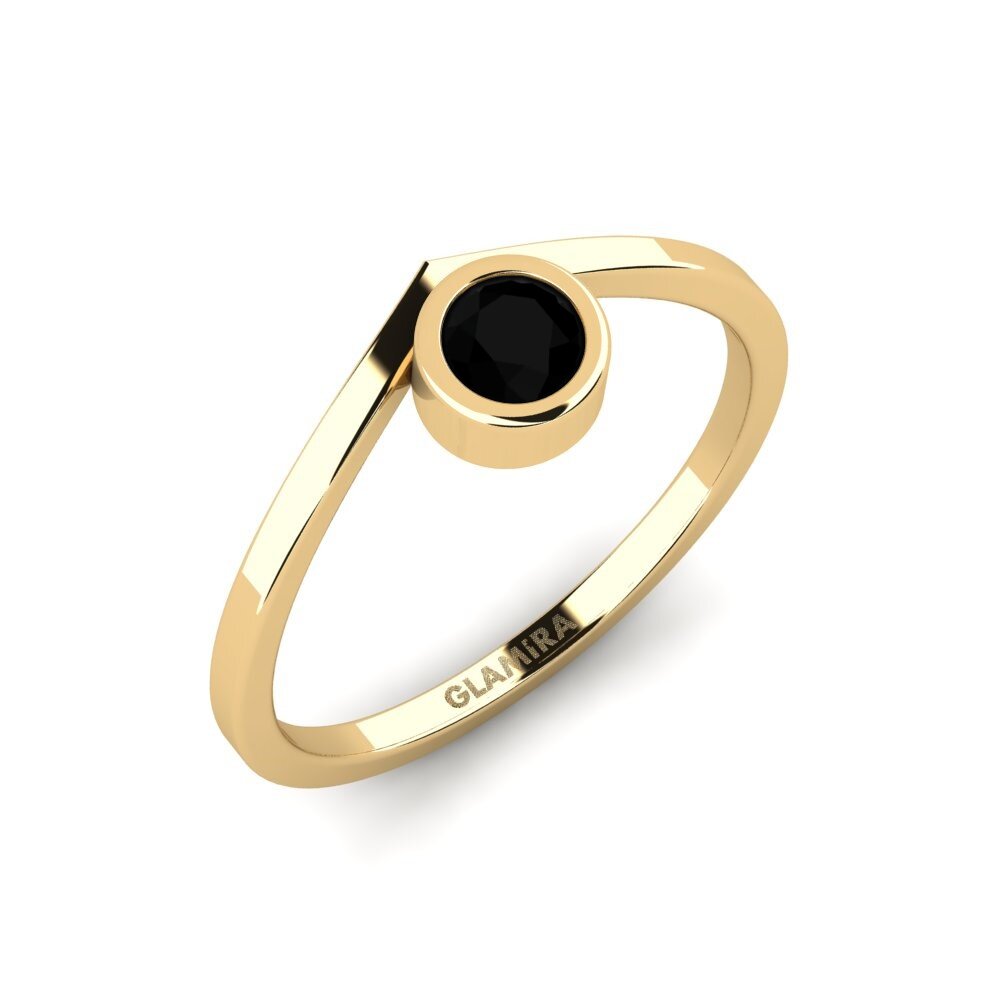 Black Sapphire Engagement Ring Piblep