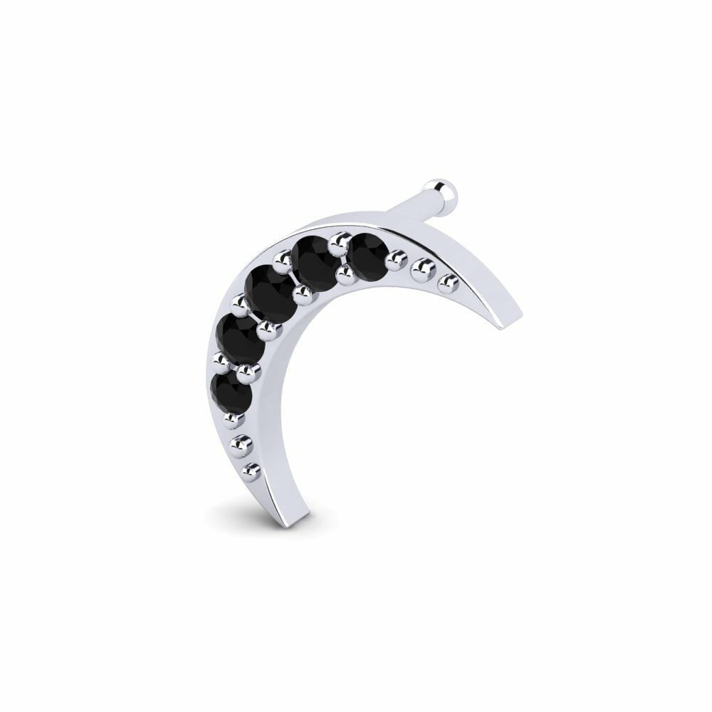 Black Diamond Nose Pin Picche