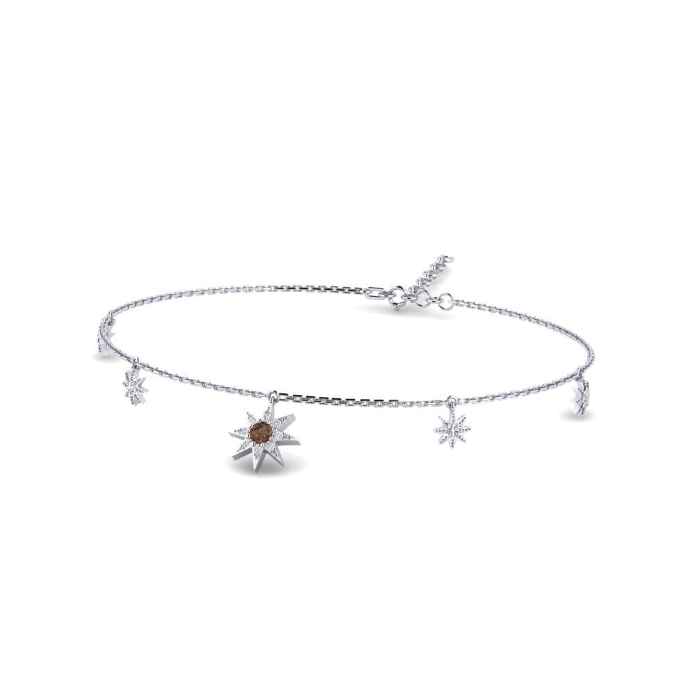 Smoky Quartz Women's Bracelet Pienodi