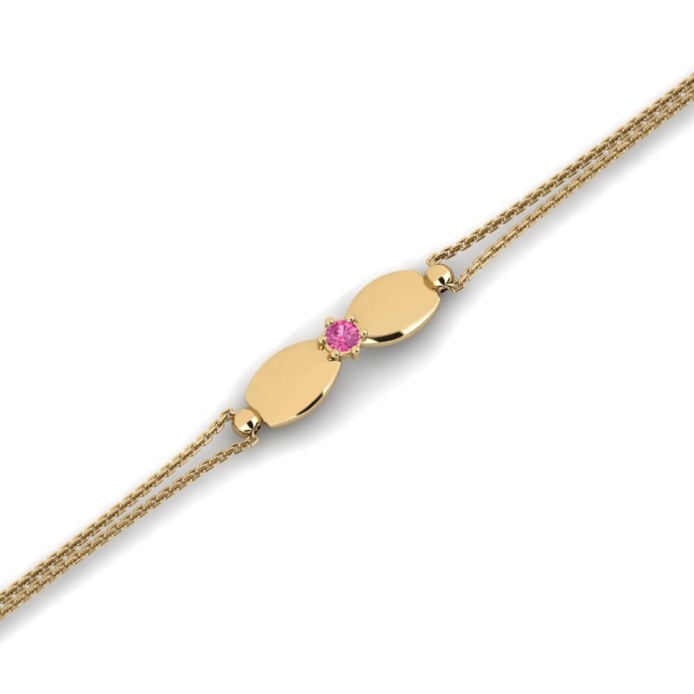 Pink Tourmaline Women's Bracelet Pimply