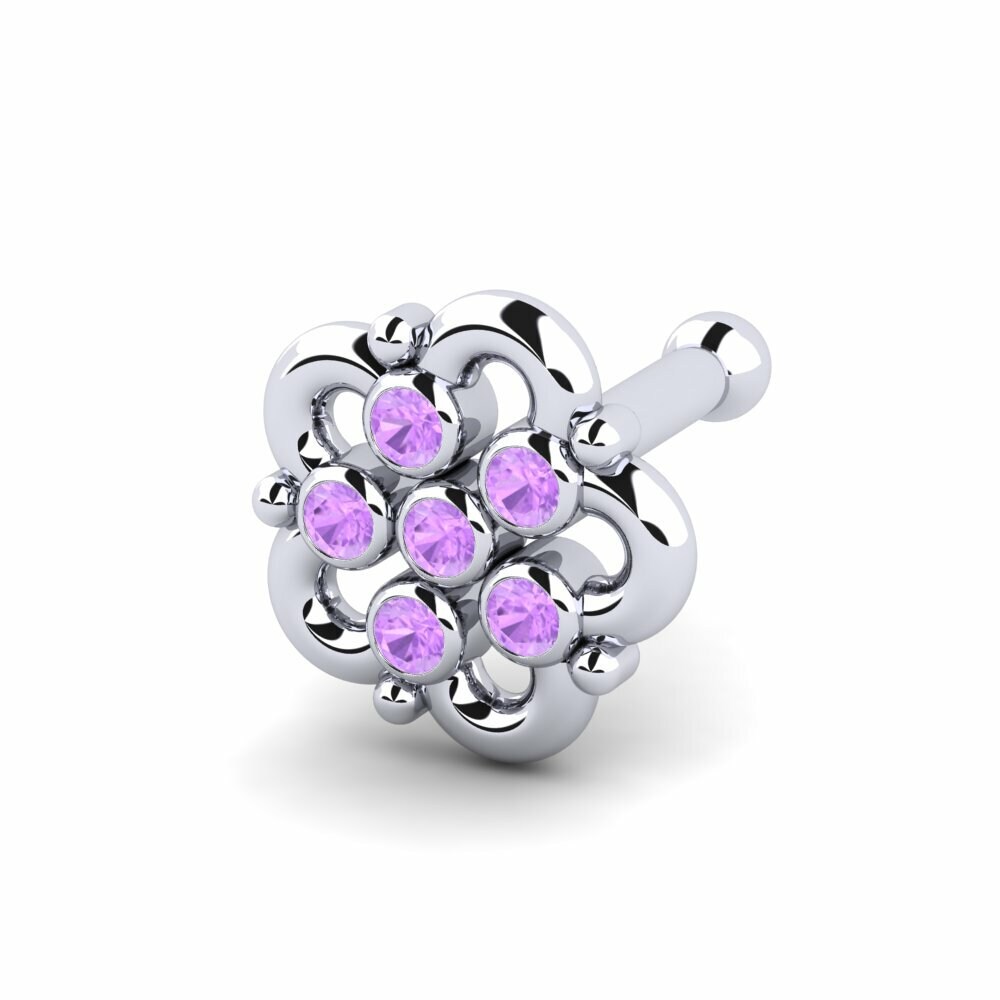 Amethist Neus Pin Pinkley