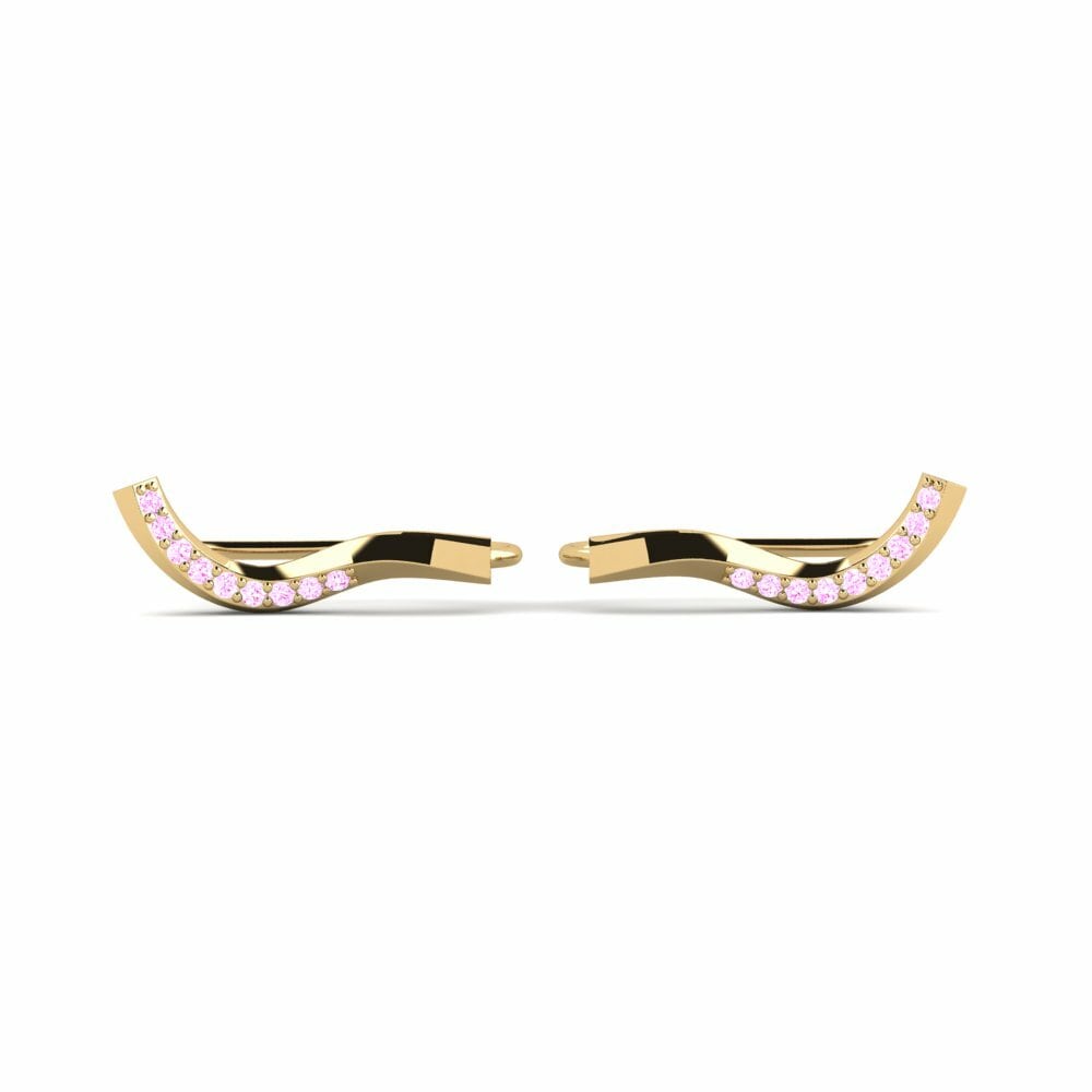 Saphir Rose Boucle d'oreille femme Piraso
