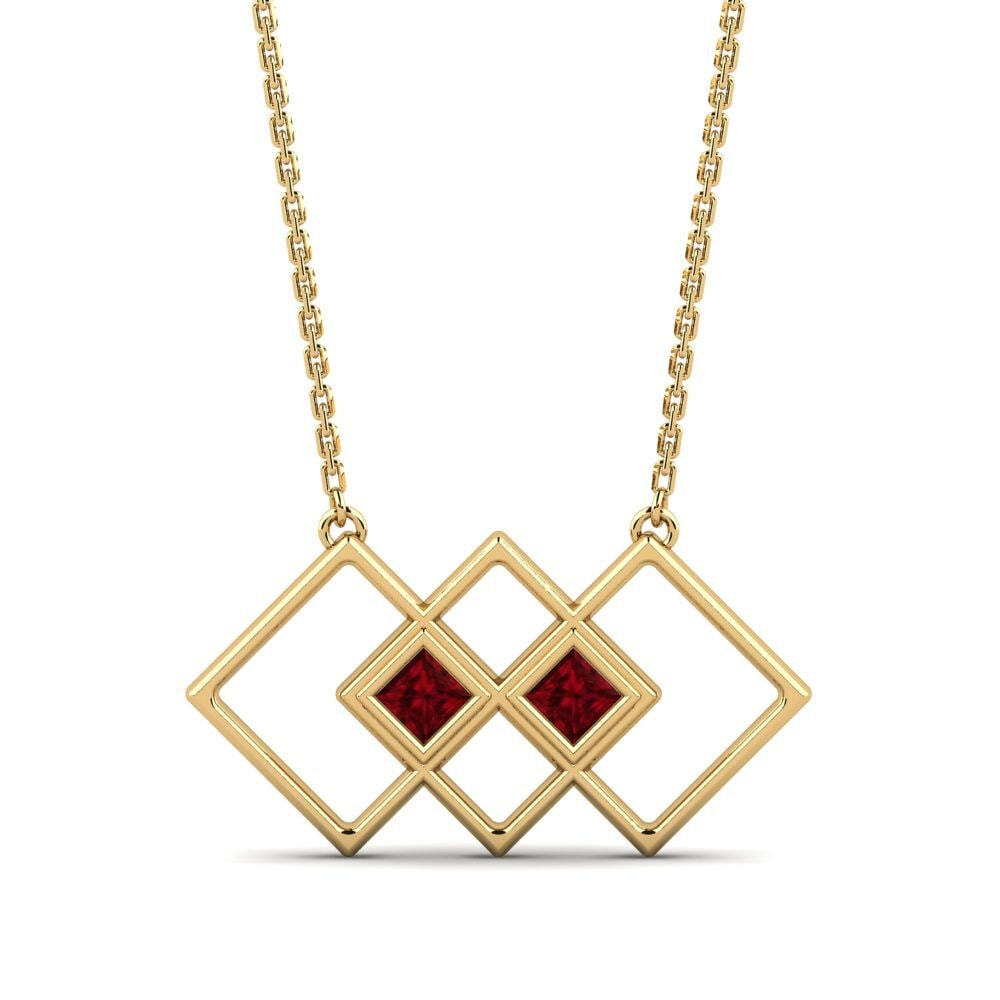 Princess Ruby Women's Necklace Pizer