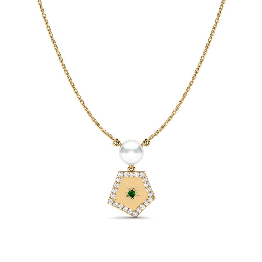 Zircone Verde Collana da donna Planetarium
