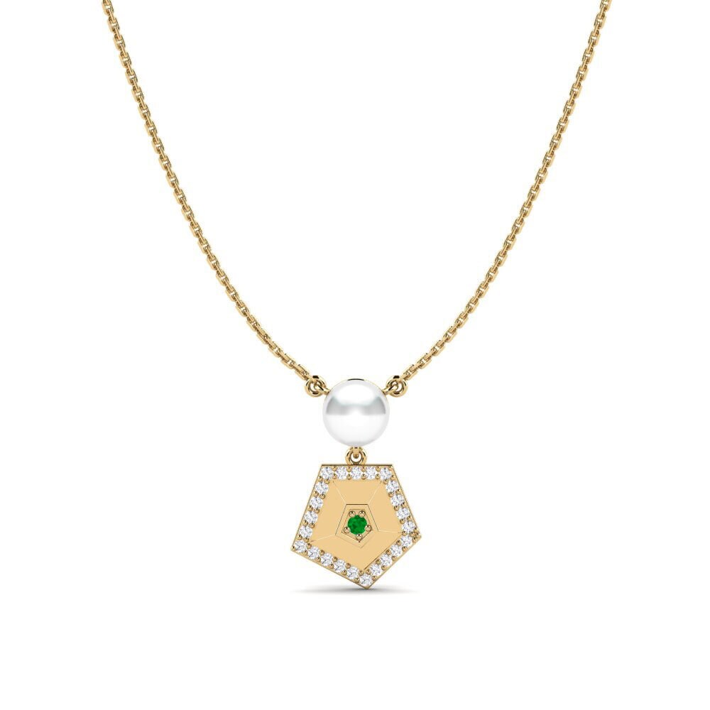 Smaragd Dames Ketting Planetarium