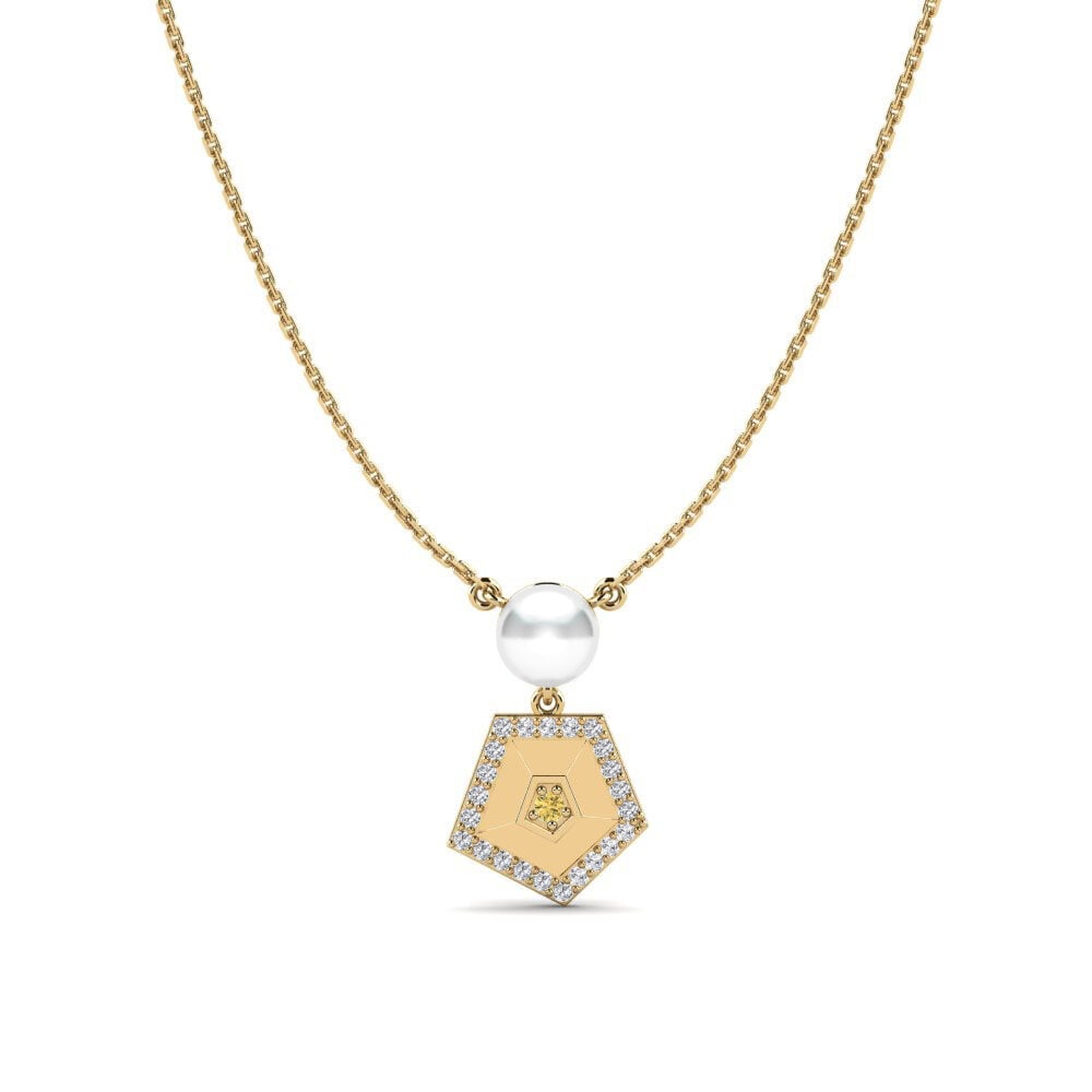 Diamante Giallo Collana da donna Planetarium