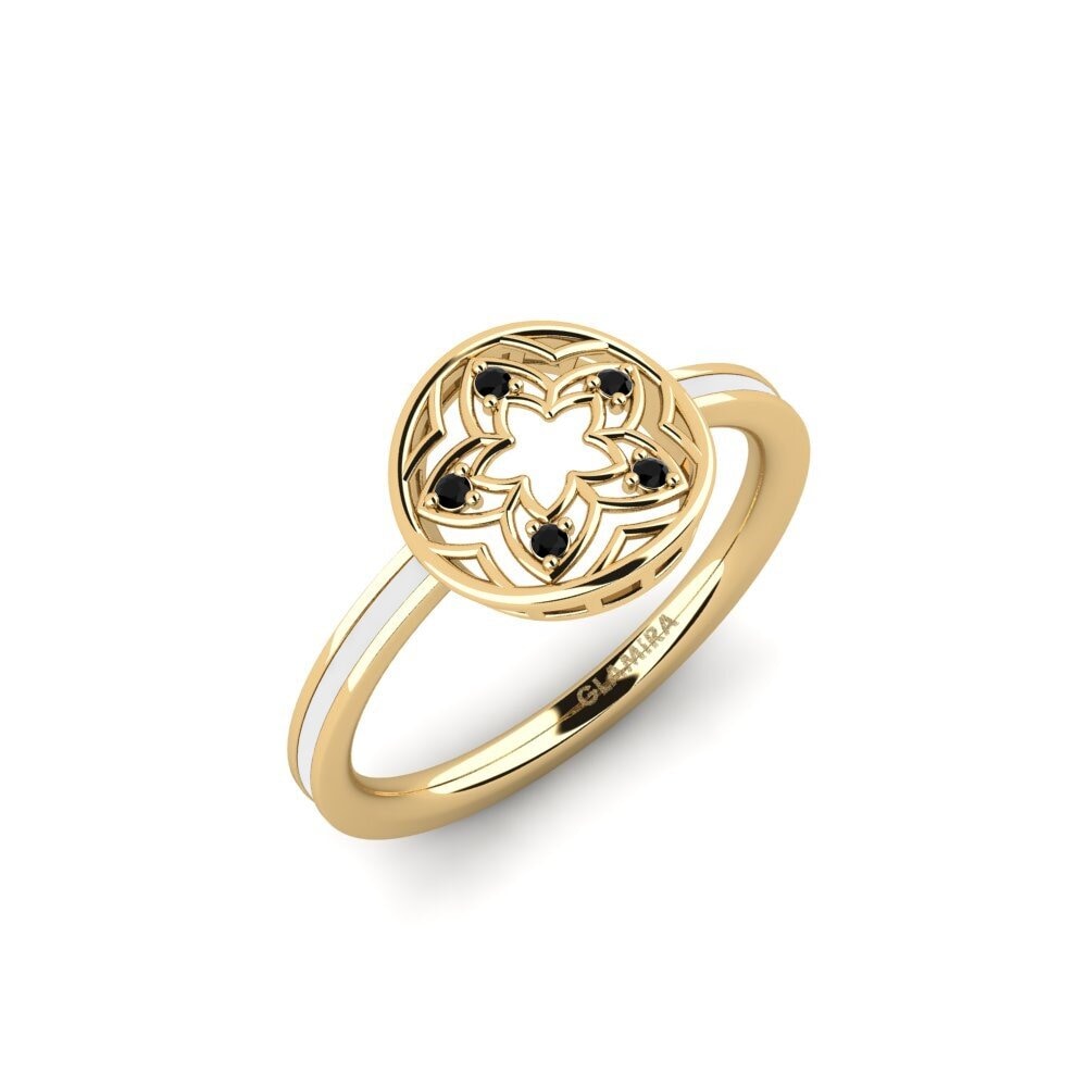 Schwarzer Onyx Ring Plantajo