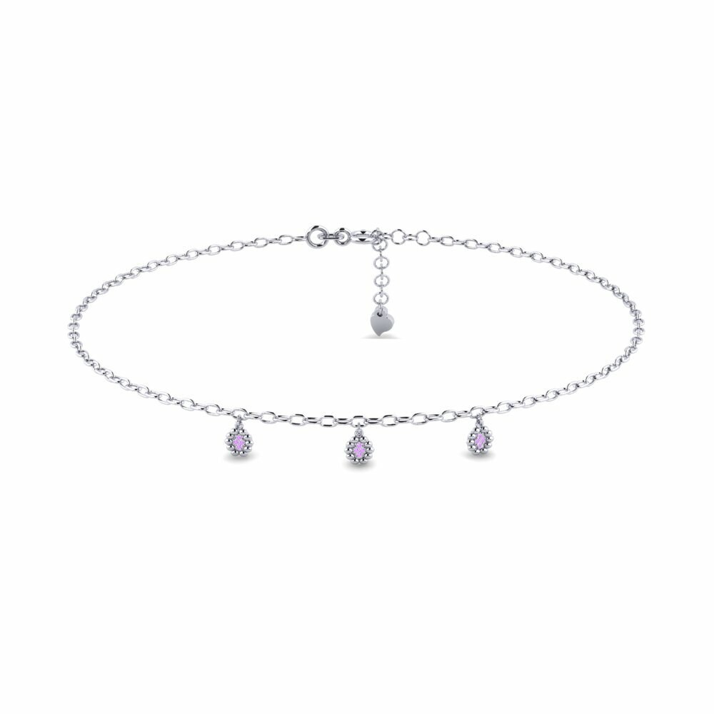 Amethyst Women's Anklet Plumy