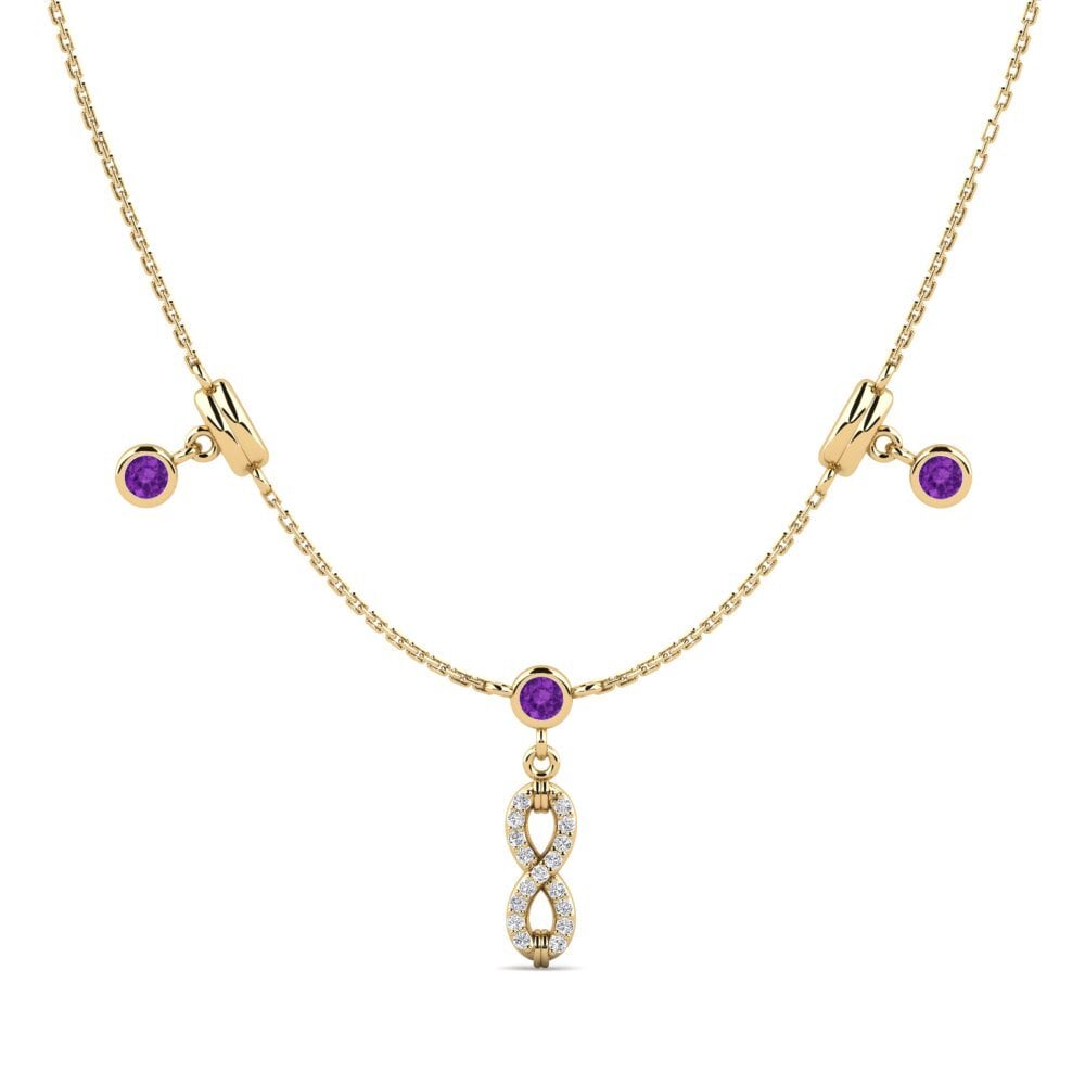 Amethyst Women's Necklace Podstata