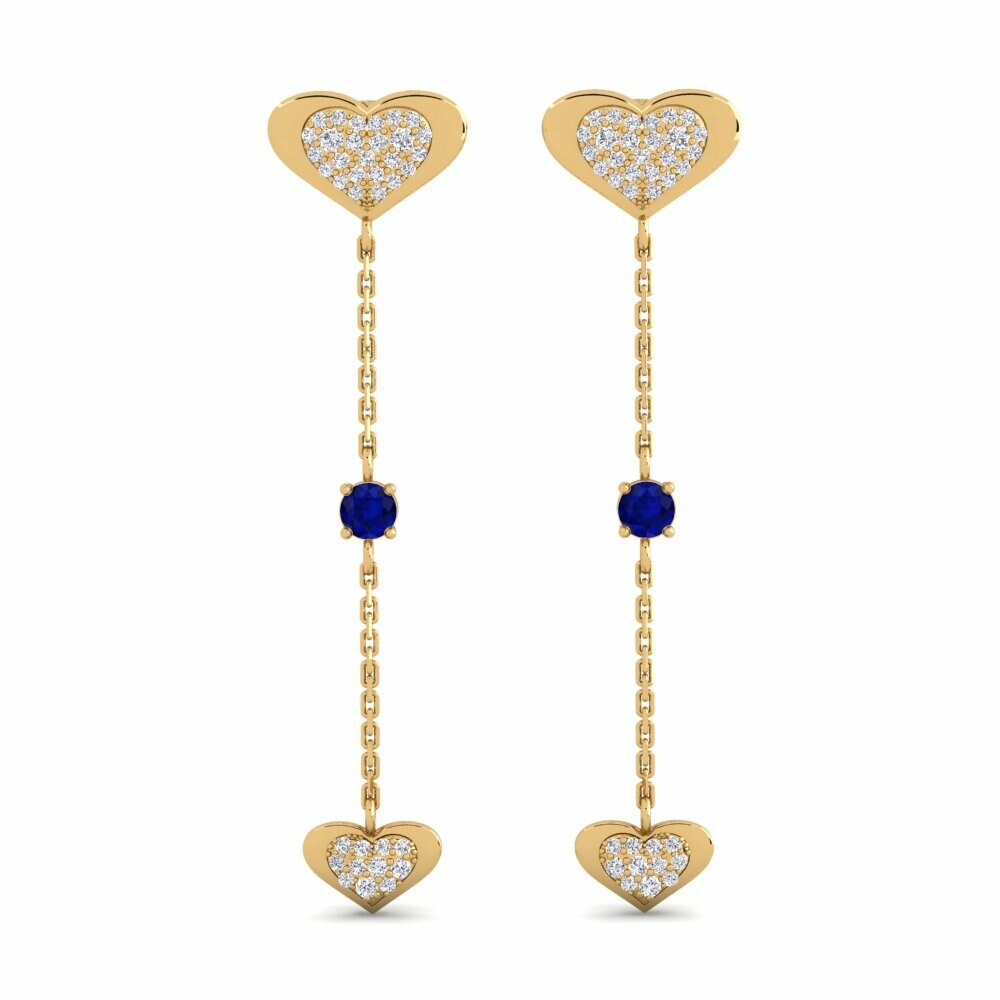 Sapphire Women's Earring Pofekel