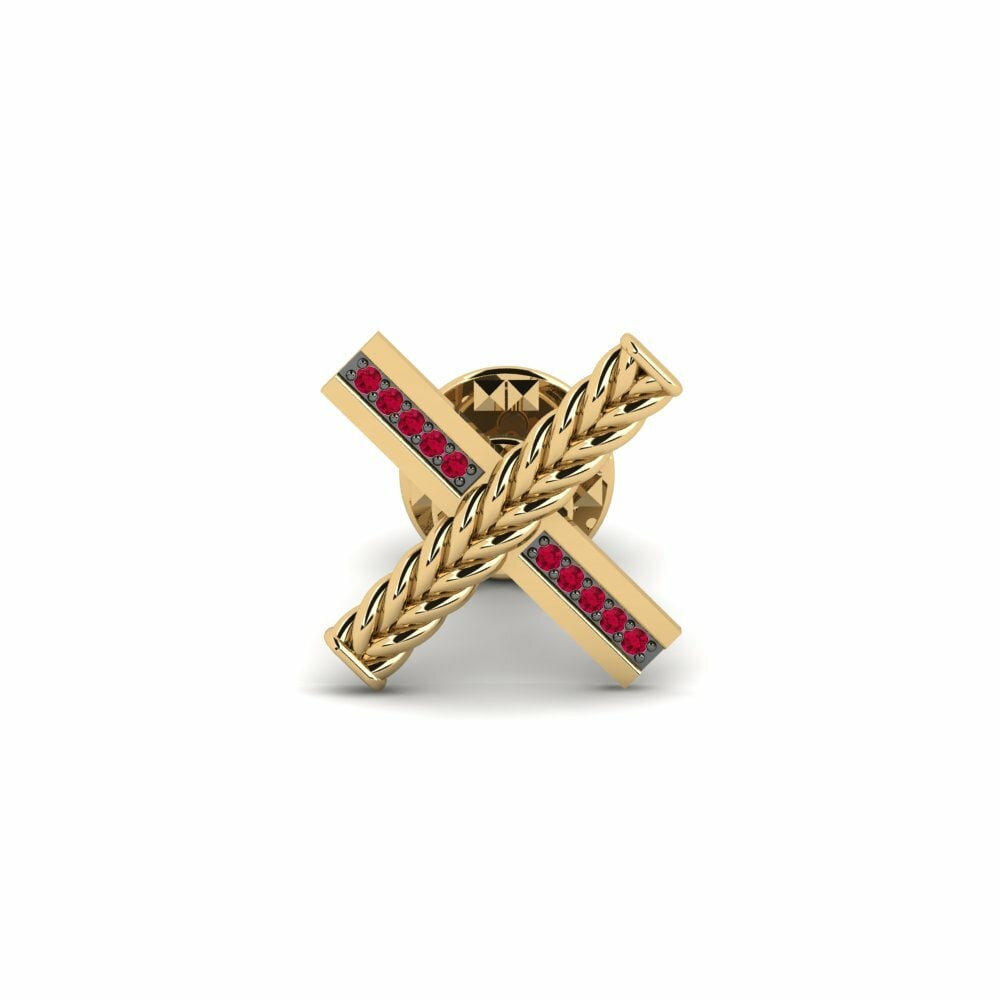 Ruby Tie Clip Poissy
