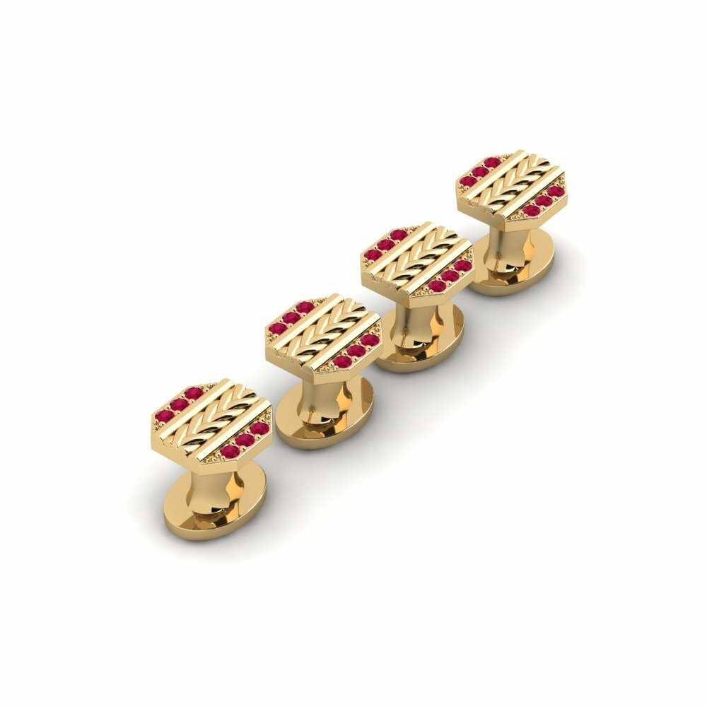 Ruby Tuxedo 4 Studs Pontoi