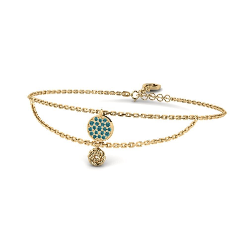 Blauer Diamant Damen armband Poppins