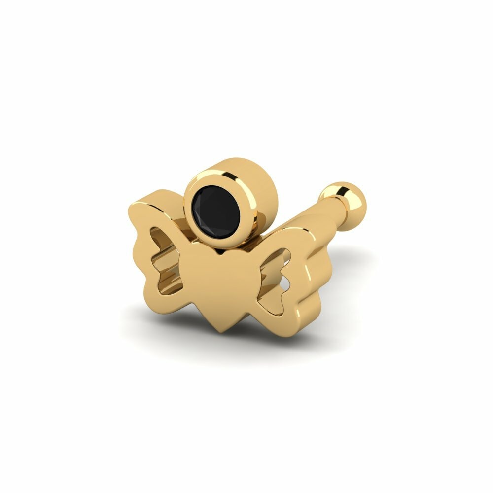 Black Diamond Nose Pin Poppn