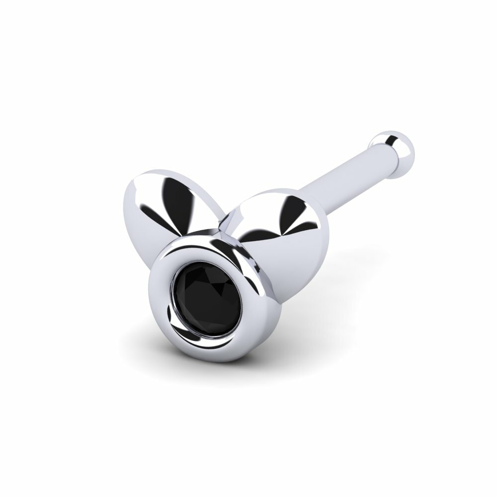 Black Diamond Nose Pin Postone