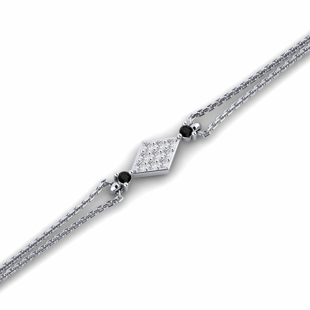 Damen armband Povero Schwarzer Diamant
