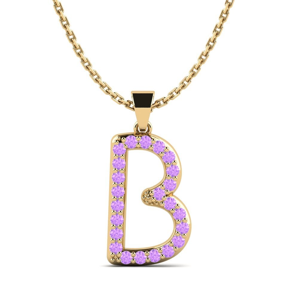 Amethyst Damen anhänger Pracdett - B