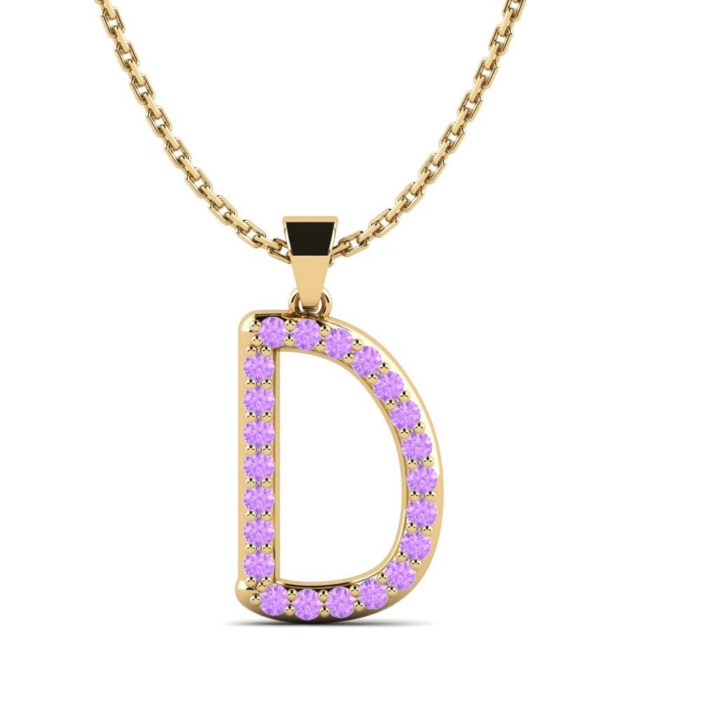 Amethyst Damen anhänger Pracdett - D