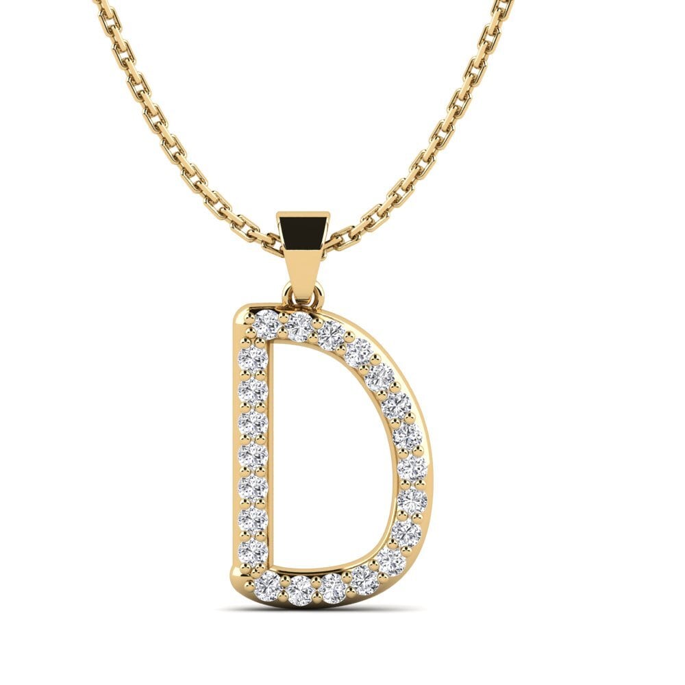 Diamant Damen anhänger Pracdett - D
