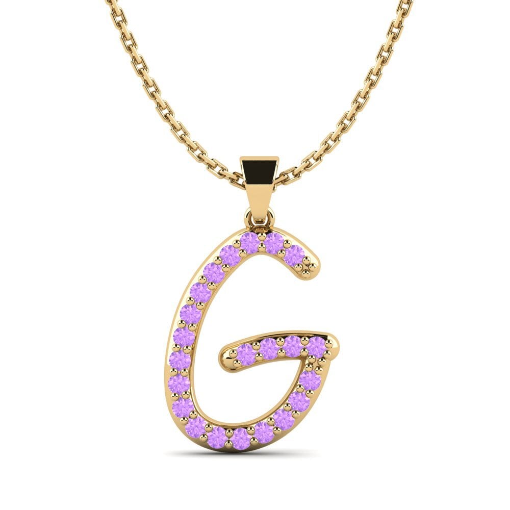 Amethyst Damen anhänger Pracdett - G