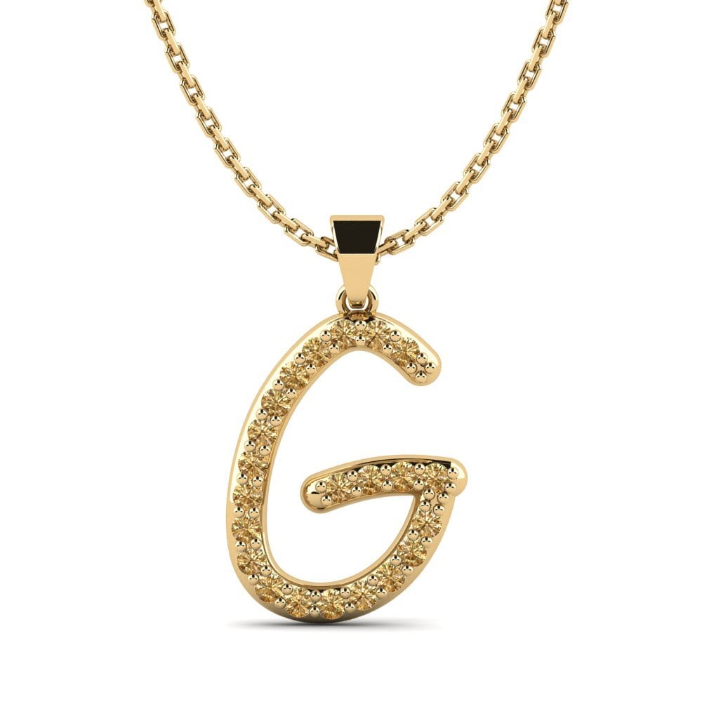 Brauner Diamant Damen anhänger Pracdett - G