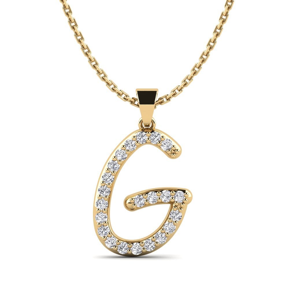 Diamant Damen anhänger Pracdett - G