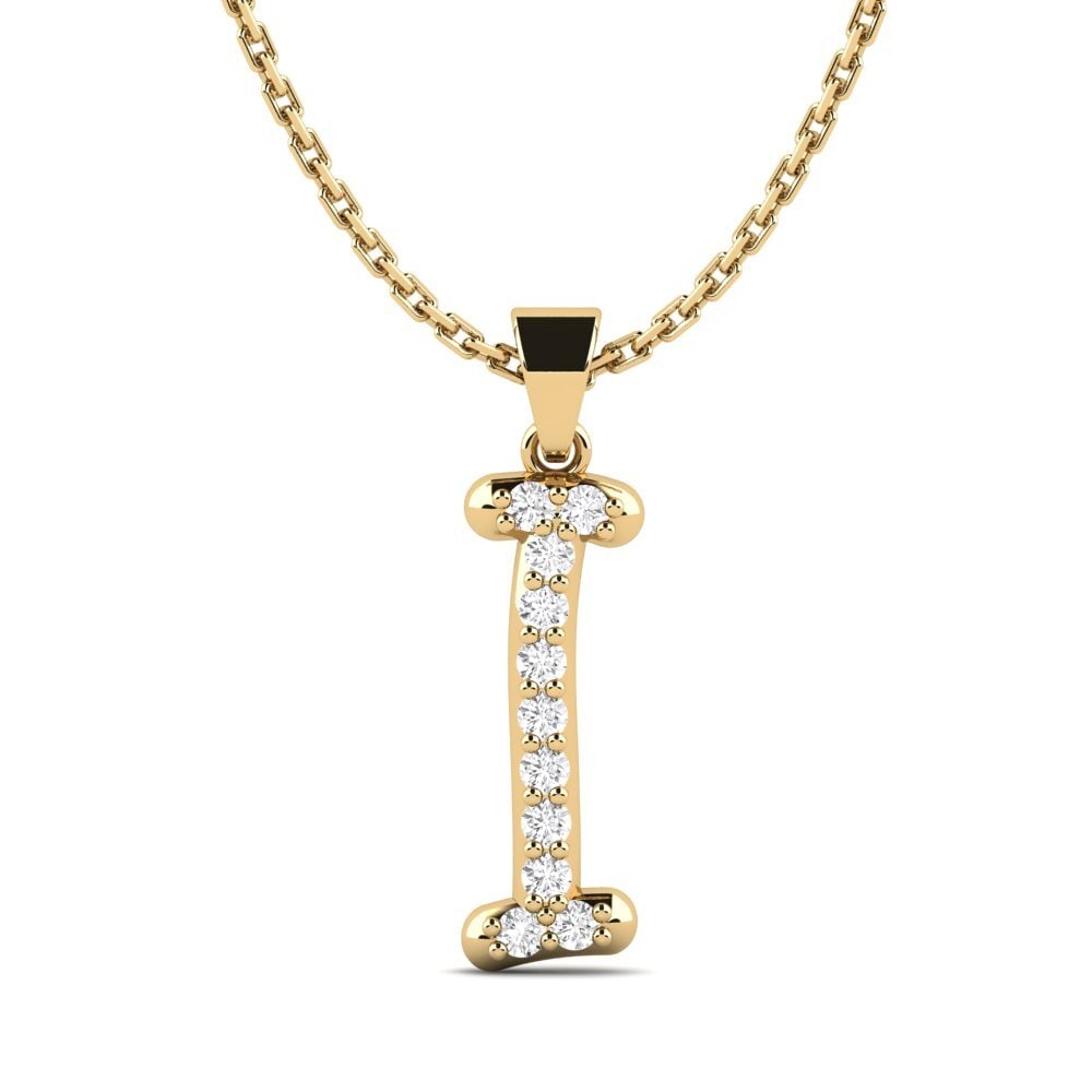 White sapphire Women's Pendant Pracdett - I