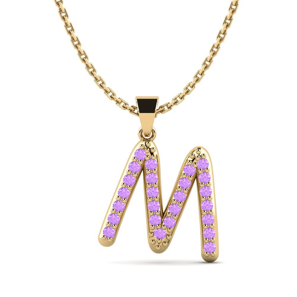 Amethyst Damen anhänger Pracdett - M