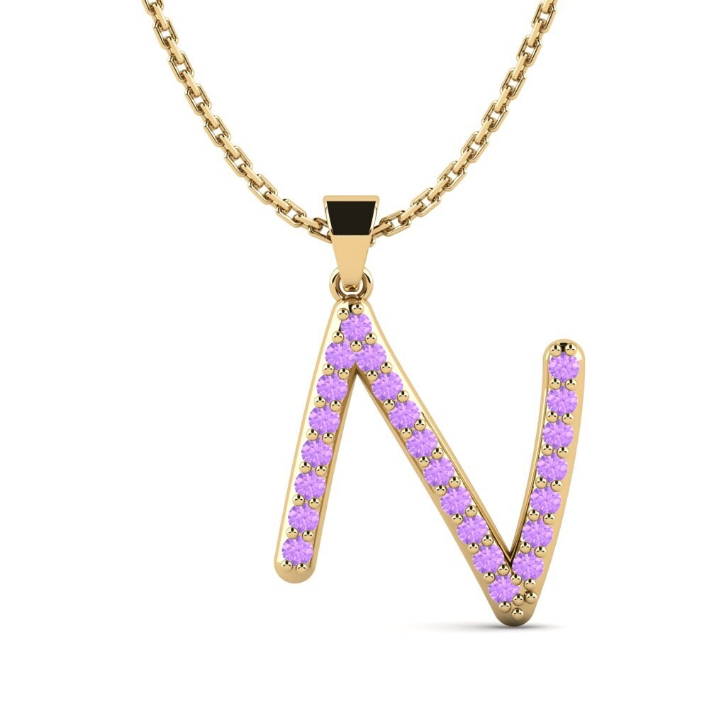 Amethyst Damen anhänger Pracdett - N