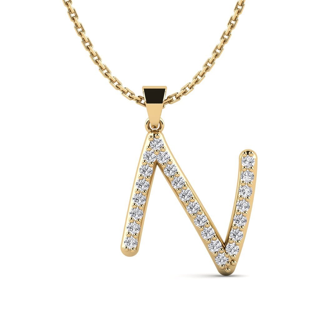 Diamant Damen anhänger Pracdett - N