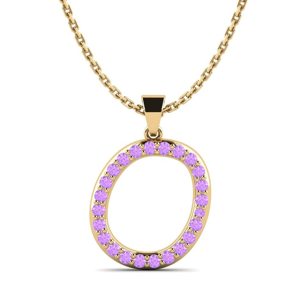 Amethyst Damen anhänger Pracdett - O