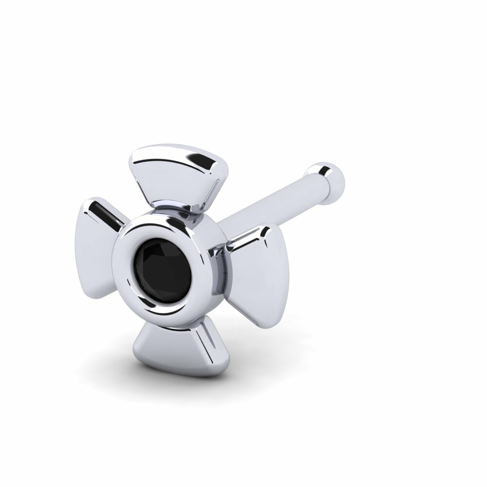 Black Diamond Nose Pin Pradip