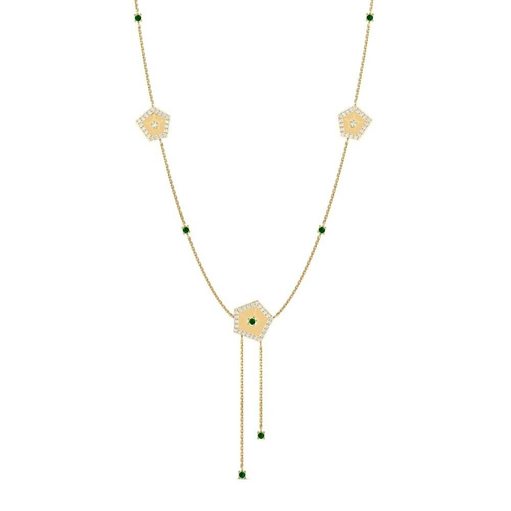 Zircone Verde Collana da donna Precession