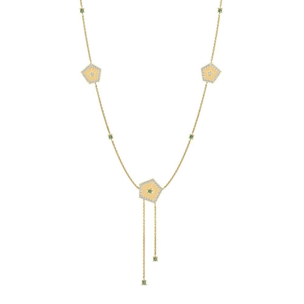 Diamante Verde Collana da donna Precession
