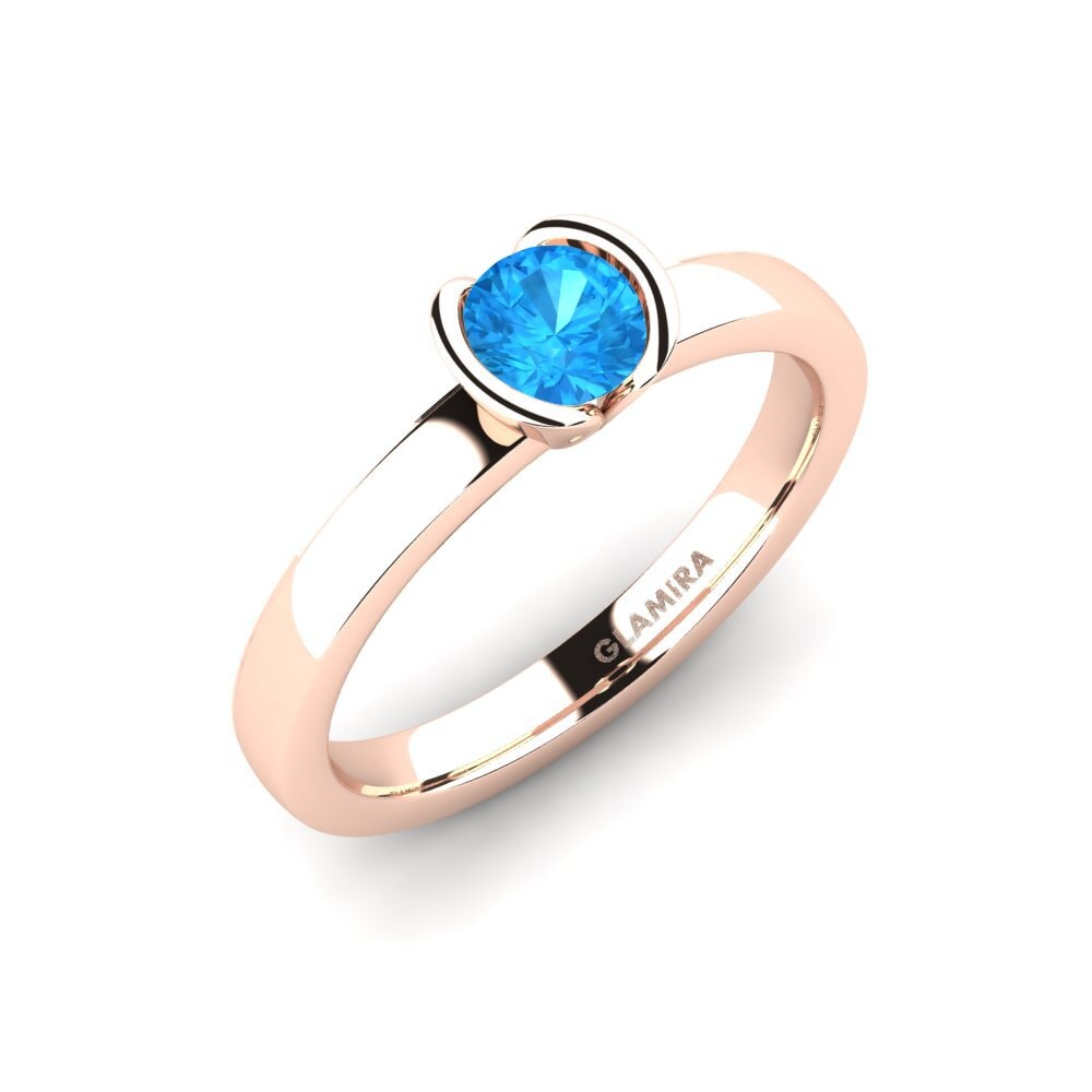 Blue Topaz Bridal Set Precious Moments Ring A