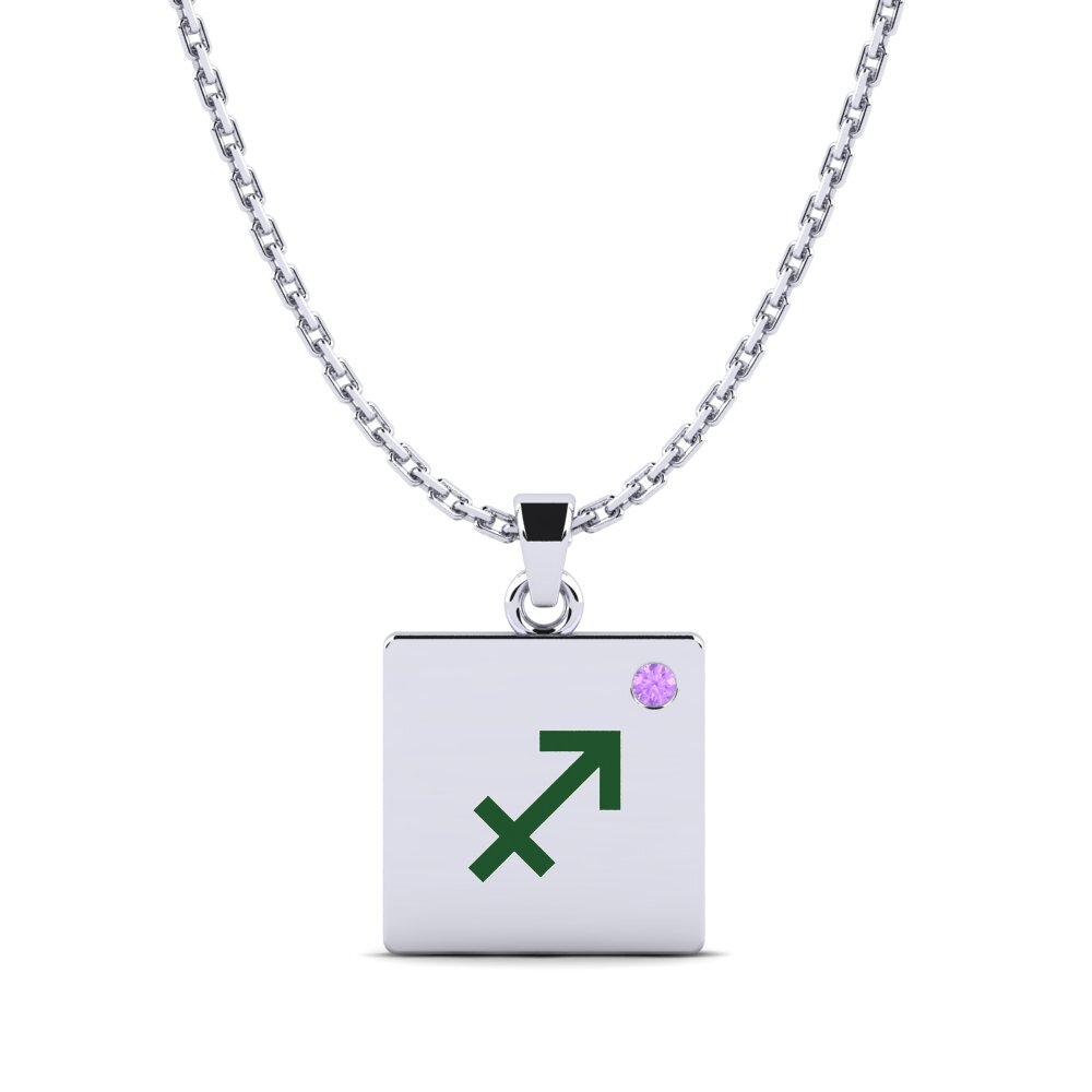 Amethyst Women's Pendant Prendry - Sagittarius