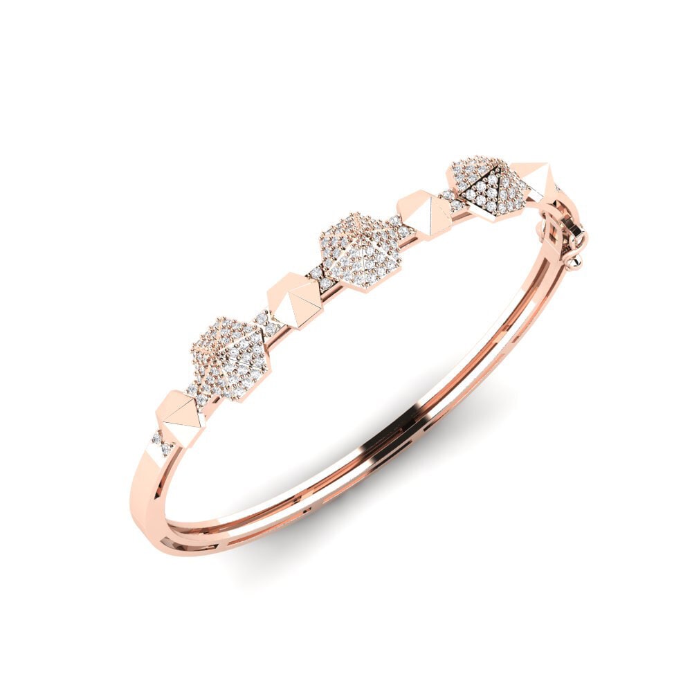 9k Oro Rosa Brazalete de mujer Presentzia